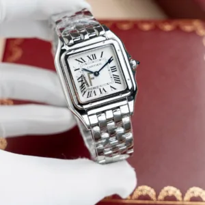 Cartier WGPN0007 Panthère de Cartier Ladies Watch white dial 27x37mm 1:1 super clone watch