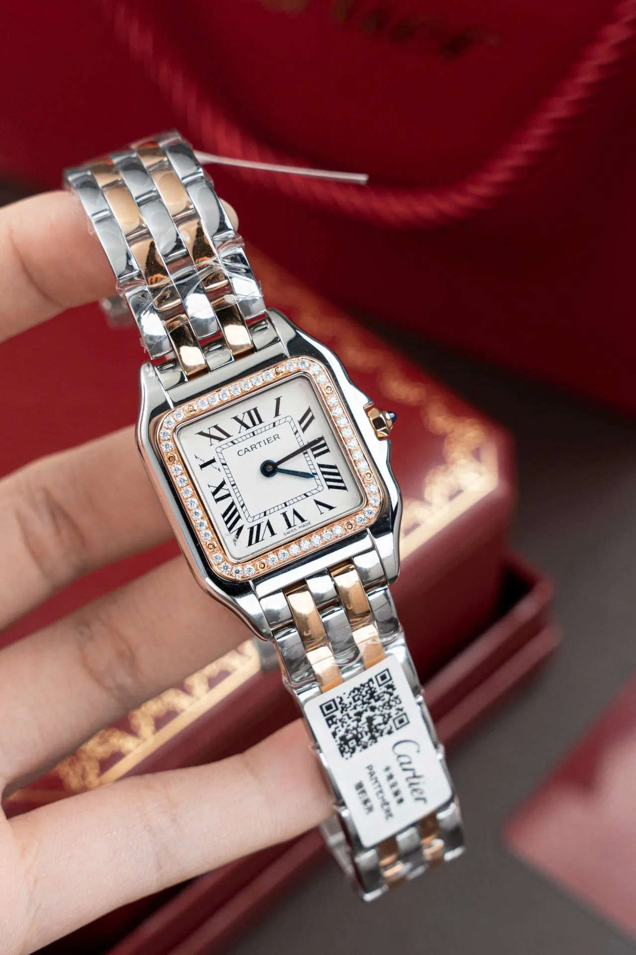 Cartier Panthère de Cartier Ladies Watch rose gold 27x37mm 1:1 super clone watch
