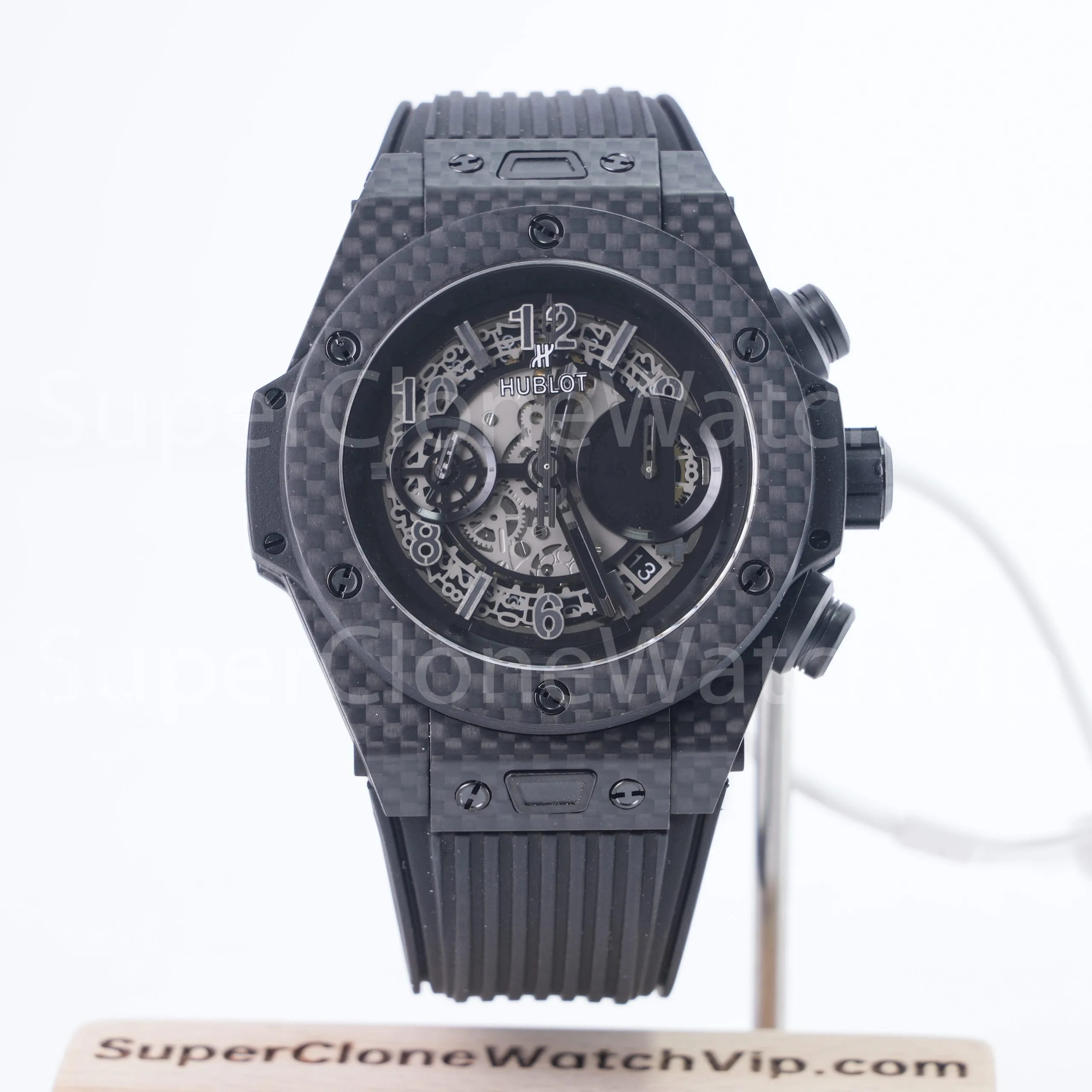 Hublot Big Bang Unico Black Magic Carbon Fiber 441.CY.1110.RX 42mm Replica Watches - 1