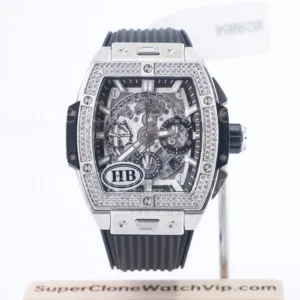 Hublot Spirit of Big Bang 642.NX.0170.RX.1604 Titanium Diamond Bezel 42mm Replica Watches - 1