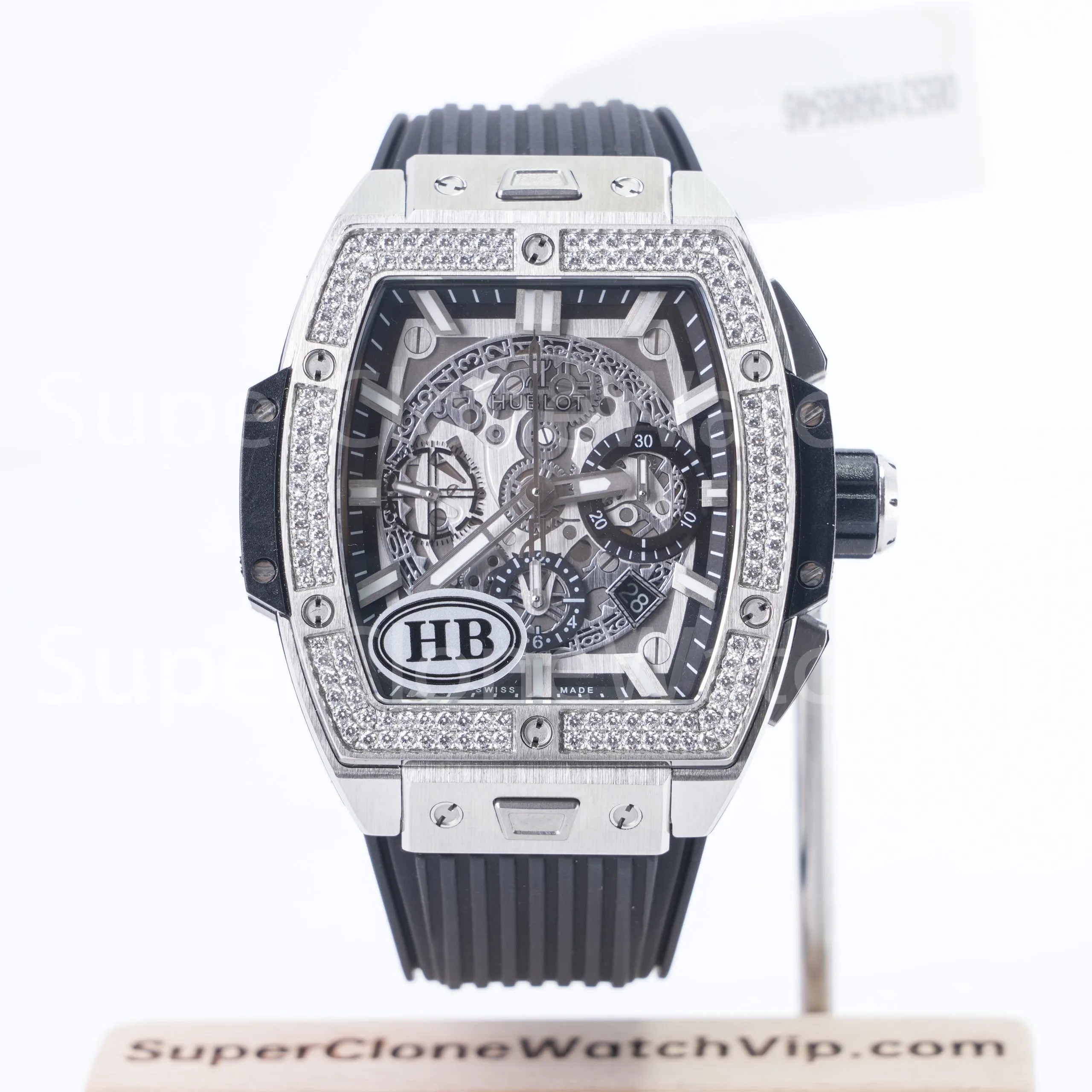 Hublot Spirit of Big Bang 642.NX.0170.RX.1604 Titanium Diamond Bezel 42mm Replica Watches - 1