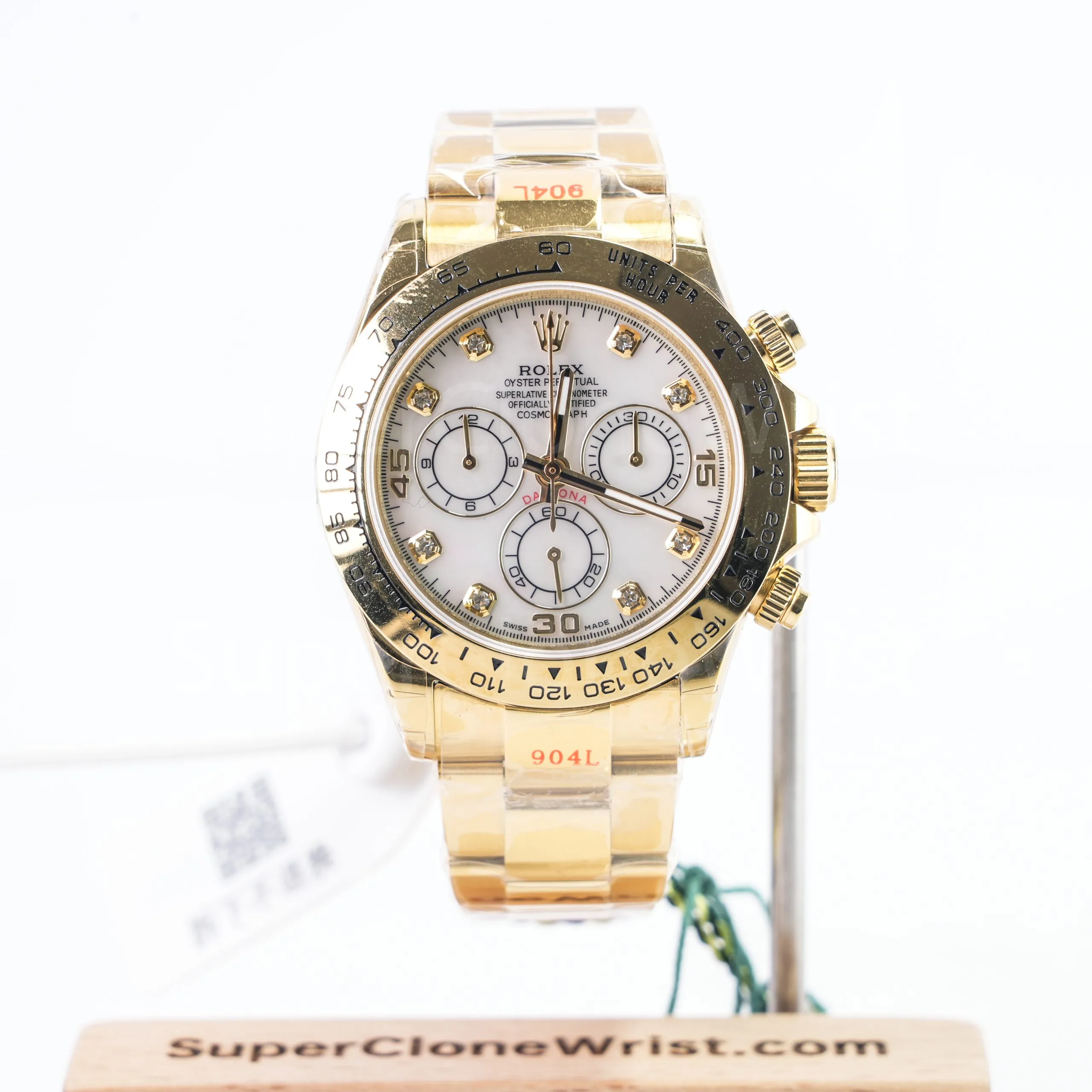 1-37-scaled-1.jpg Rolex Daytona 116508 Yellow Gold White Mother-Of-Pearl Diamond Dial Yellow Gold Bezel Yellow Gold Bracelet 40mm Replica Watches - 1
