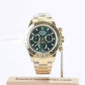 Rolex Cosmograph Daytona 116508 18K Yellow Gold Green Dial 40mm Replica Watches - 1