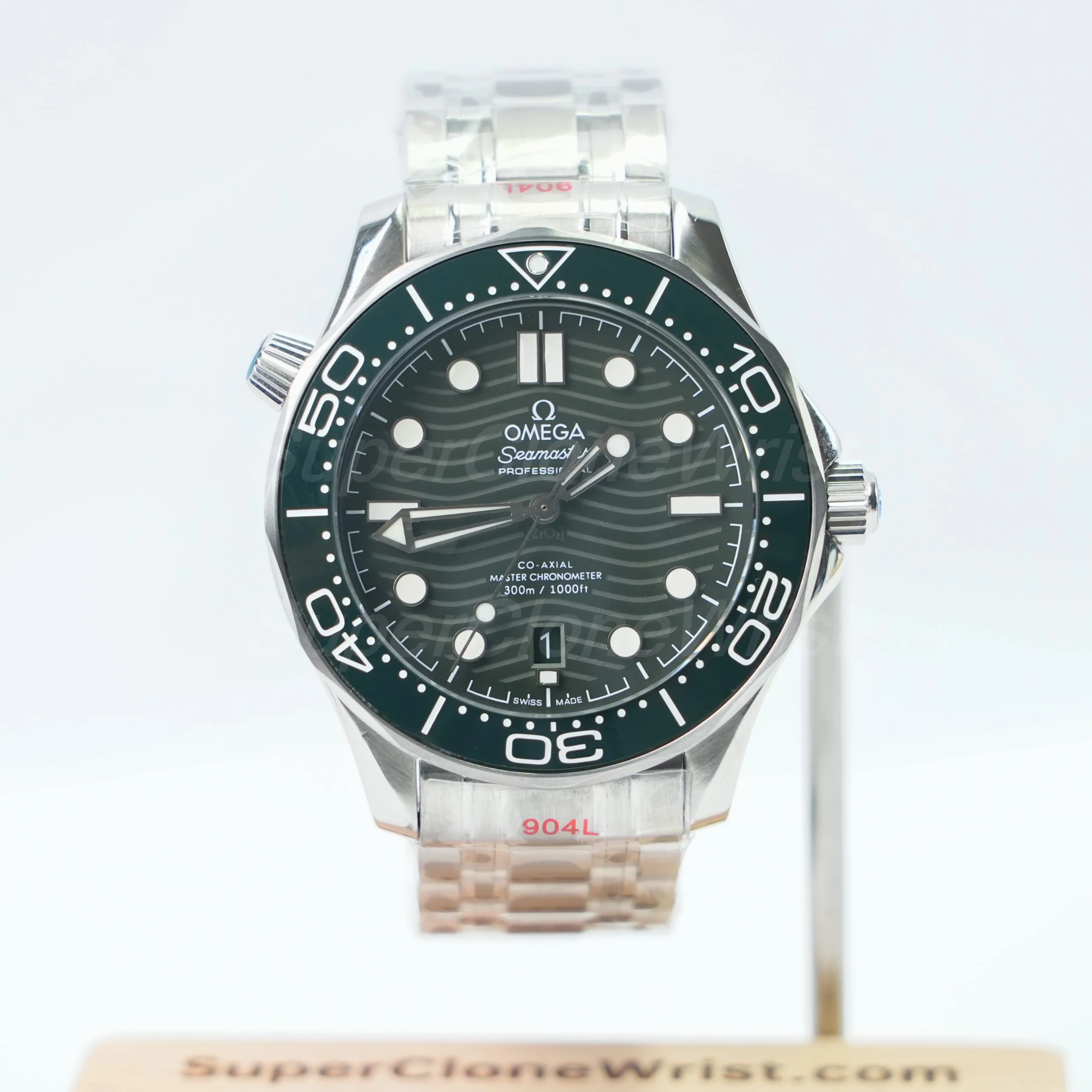 Omega-Seamaster-Green-dial-210.30.42.20.10.001-42mm 1：1 SuperClone Watch Replica Watches - 1