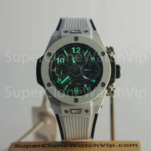 Hublot Big Bang Unico White Ceramic Skeleton Dial 45mm 411.HX.1170.RX Replica Watches - 2