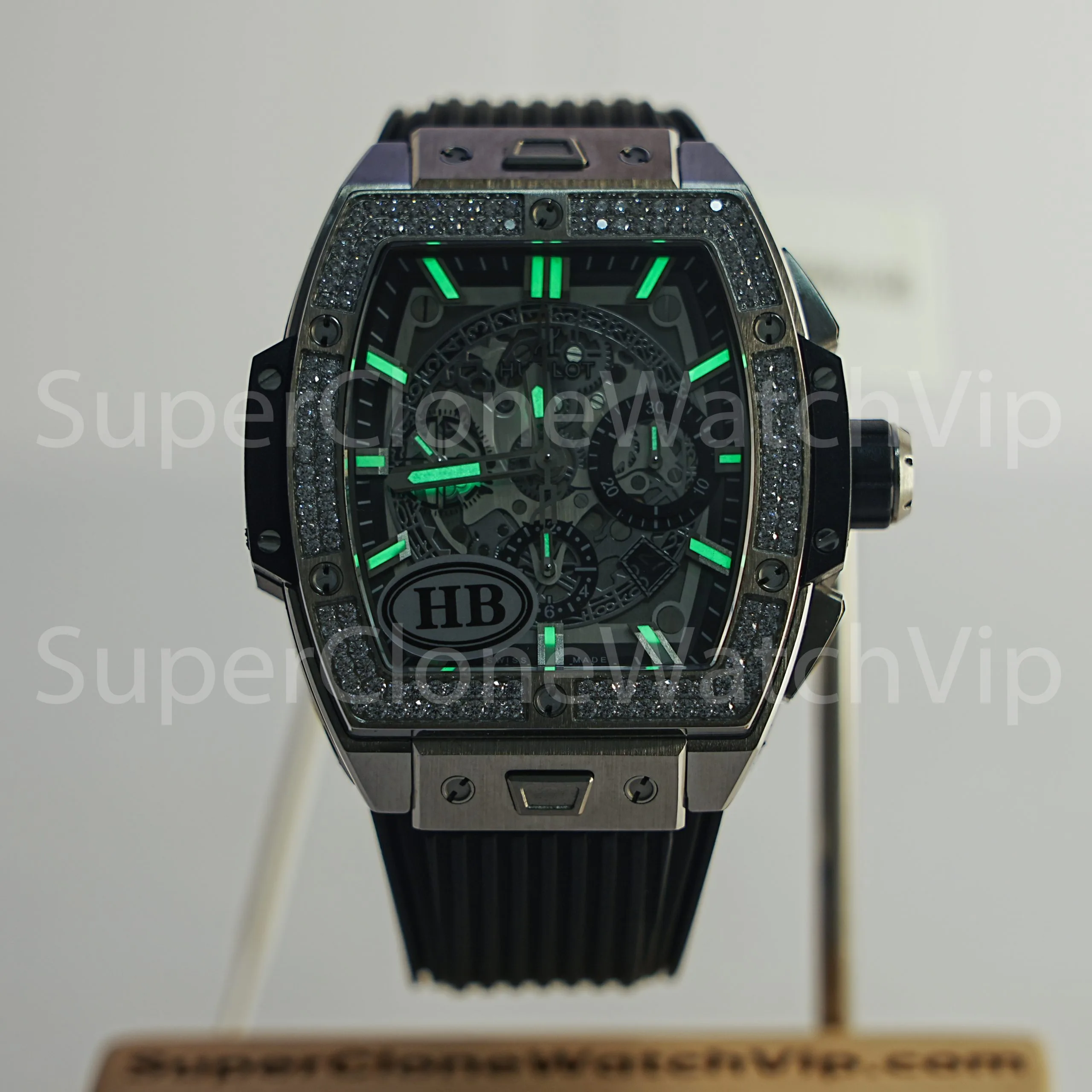 Hublot Spirit of Big Bang 642.NX.0170.RX.1604 Titanium Diamond Bezel 42mm Replica Watches - 2