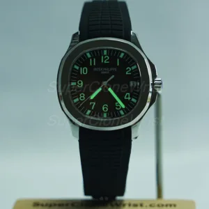 Patek Philippe Aquanaut 5167A Steel Black Dial Steel Bezel Black Rubber Strap 40mm Replica Watches - 2