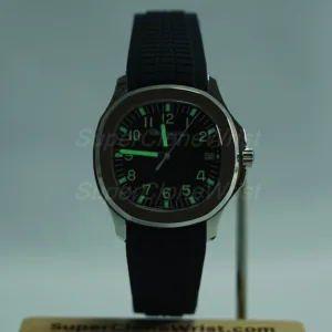 Patek Philippe Aquanaut 5167A Steel Black Dial Steel Bezel Black Rubber Strap 40mm Replica Watches - 2