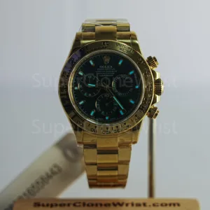 Rolex Cosmograph Daytona 116508 18K Yellow Gold Green Dial 40mm Replica Watches - 2