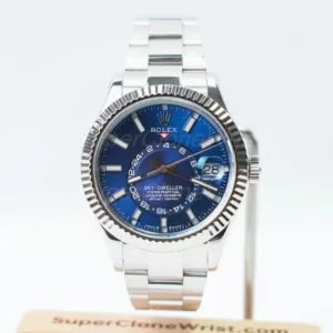 Rolex Sky Dweller 326934 Blue Dial Oyster 42mm 11 Super Clone Watches